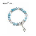 【AF Crystal】Starfish | Seagull Stonemao Island Moonlight Blue Moonlight Bracelet - AuraFlowcrystal