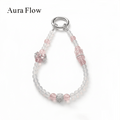 【AF Crystal】Yingqing | White Agate Grapefruit Pink Pendant - AuraFlowcrystal